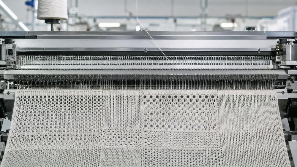 How machine gauge shapes fabric density in 3D flat knitting