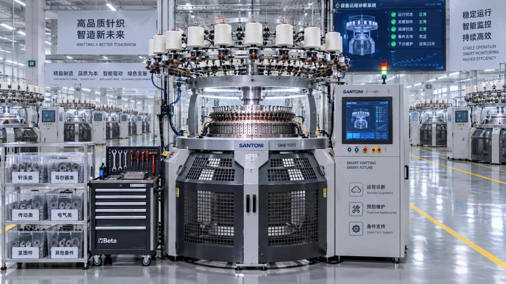 What support should a seamless knitting systems supplier provide after installation?