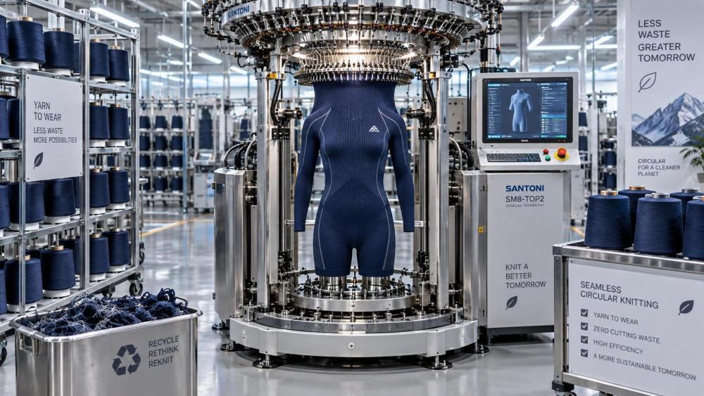 When does seamless garment technology reduce production waste?