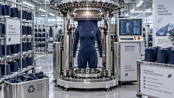 When does seamless garment technology reduce production waste?