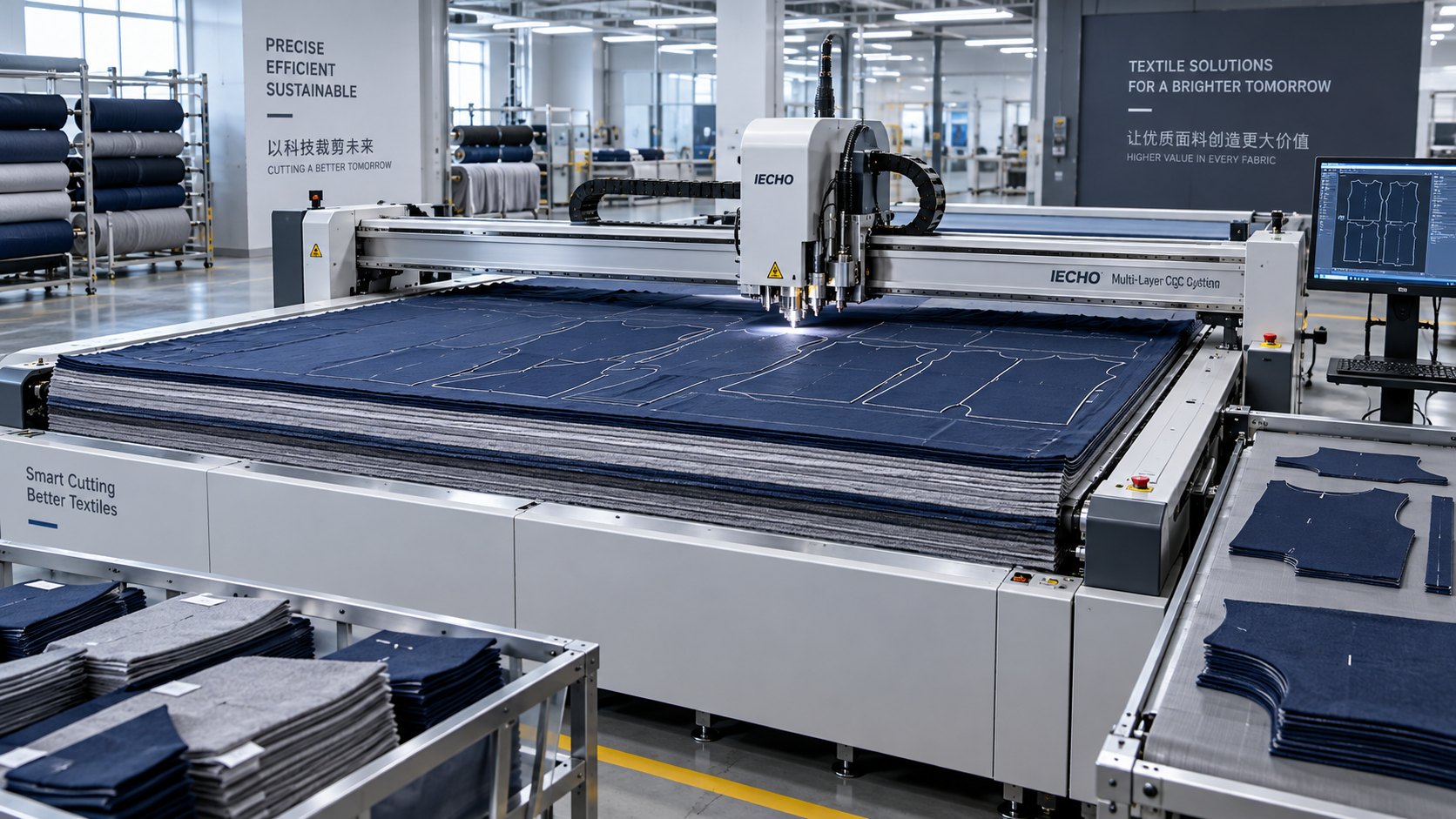 When do multi-ply CNC fabric cutters reduce cutting costs? When do multi-ply CNC fabric cutters reduce cutting costs?