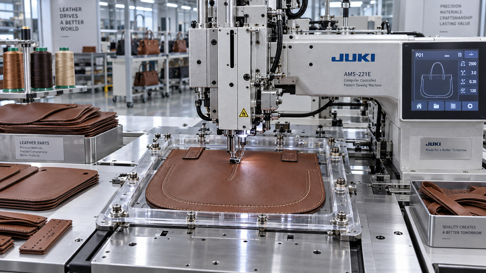 When pattern sewing machines make sense for leather production