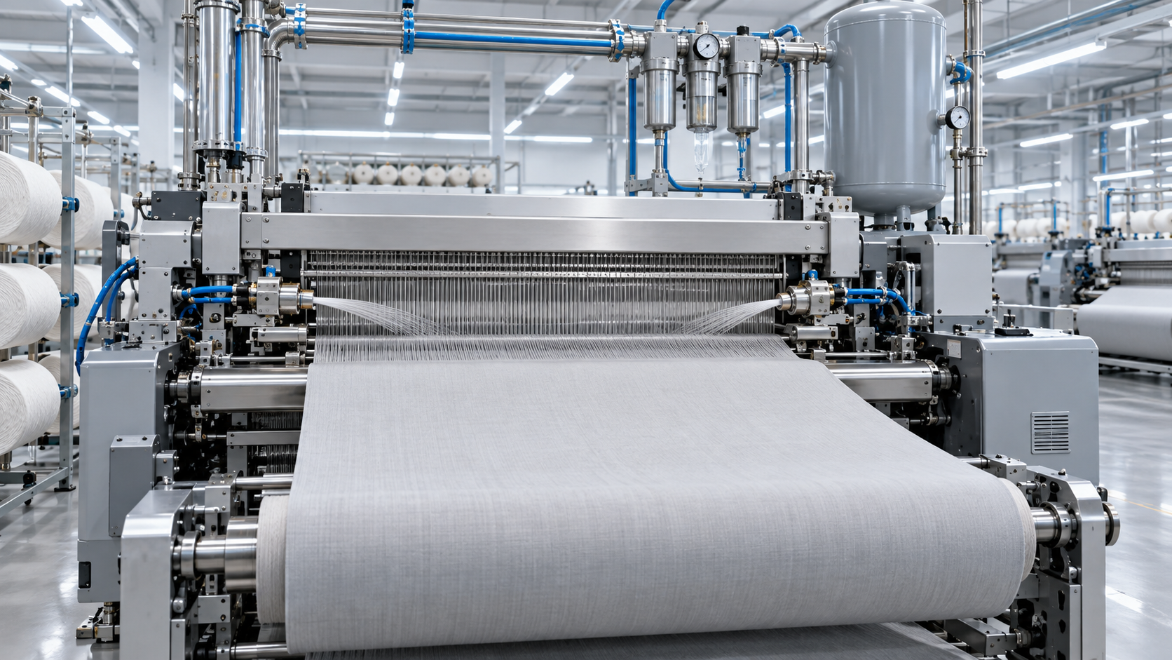 When does air-jet loom technology justify its higher air consumption?