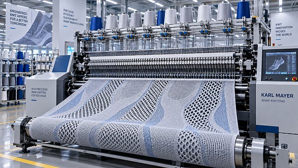 How gauge affects warp knitting machinery for shoe uppers
