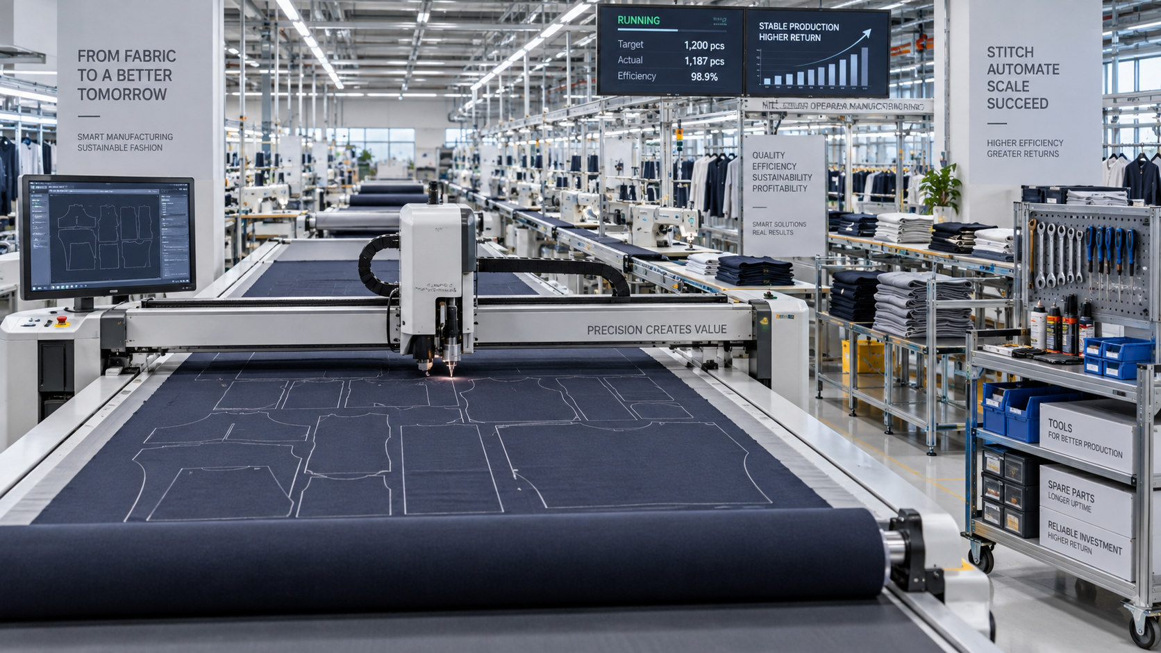 How to compare garment production systems suppliers by ROI timeline