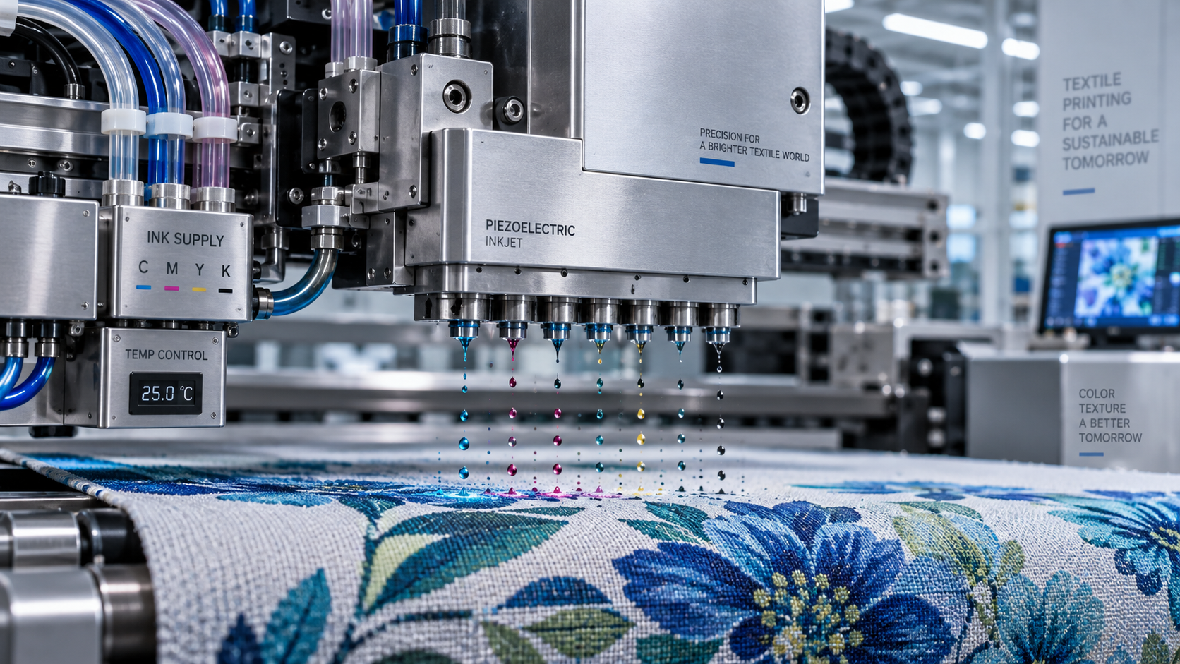 How ink viscosity affects piezo printheads in textile printing