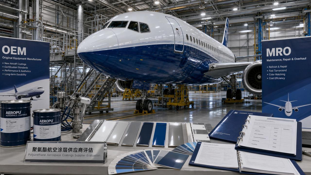 How to Evaluate a Polyurethane Aerospace Coating Supplier for OEM and MRO Needs