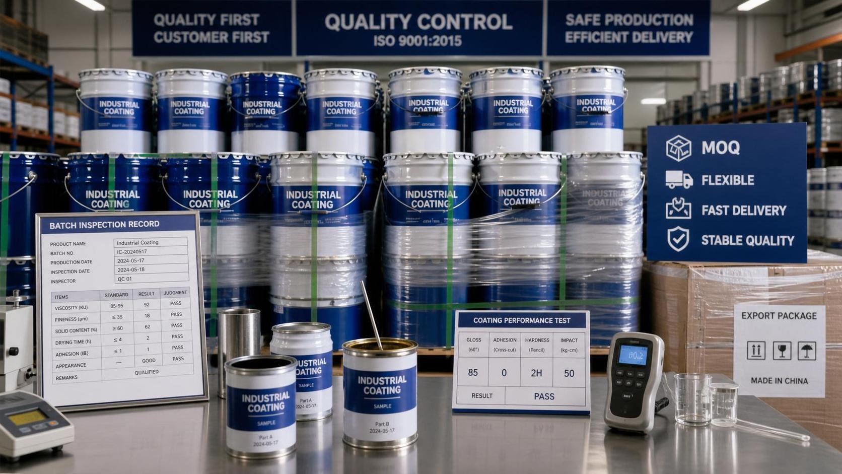 Industrial Paints Wholesale: MOQ, Lead Time, and Quality Checks Before You Order