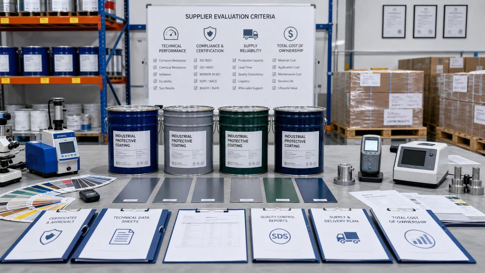 What to Include in a Coating Supplier Evaluation Scorecard Beyond Price