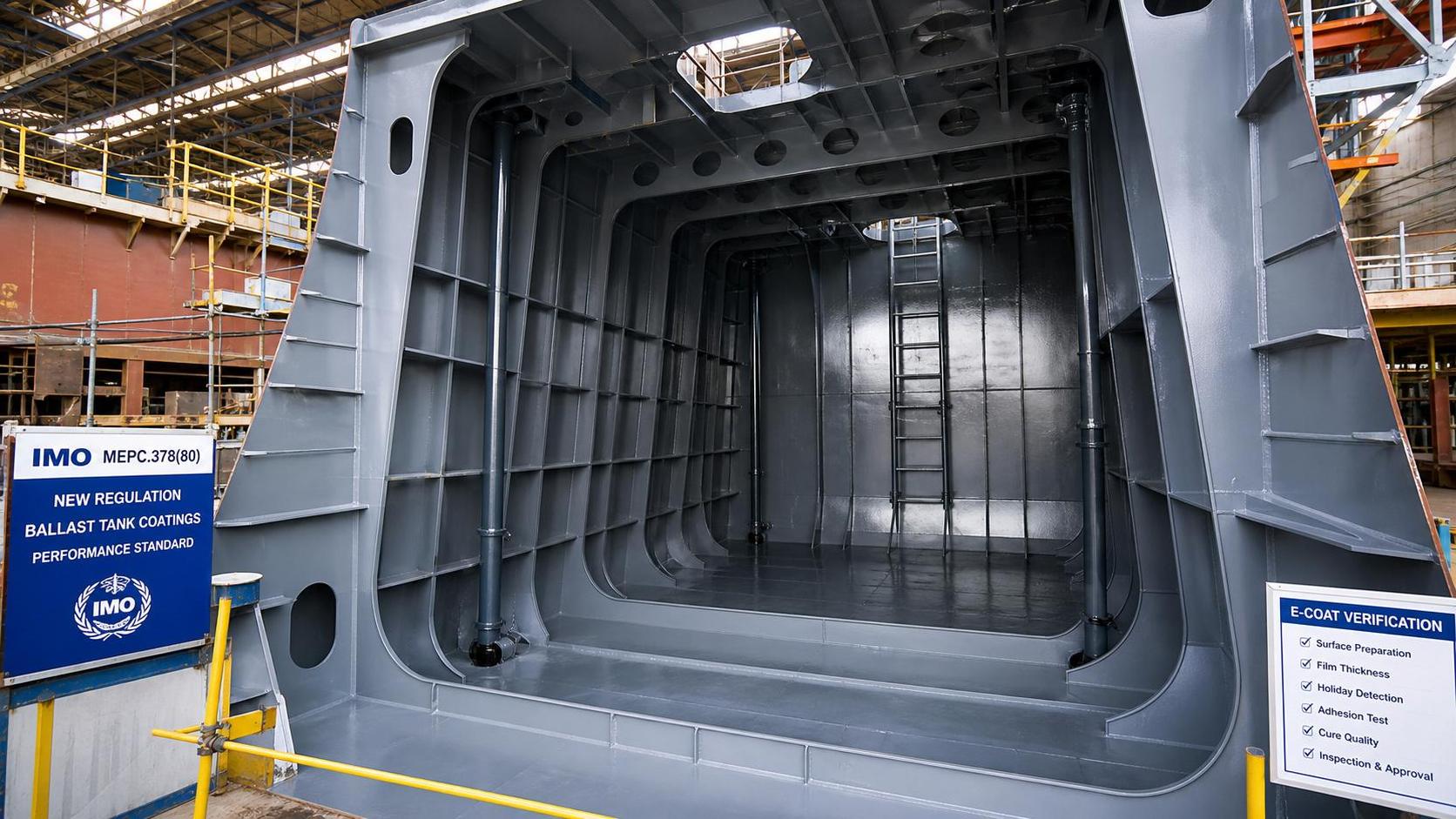 IMO Sets 2027 E-coat Verification Rule for Ballast Tanks