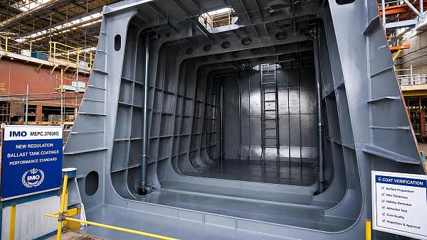 IMO Sets 2027 E-coat Verification Rule for Ballast Tanks