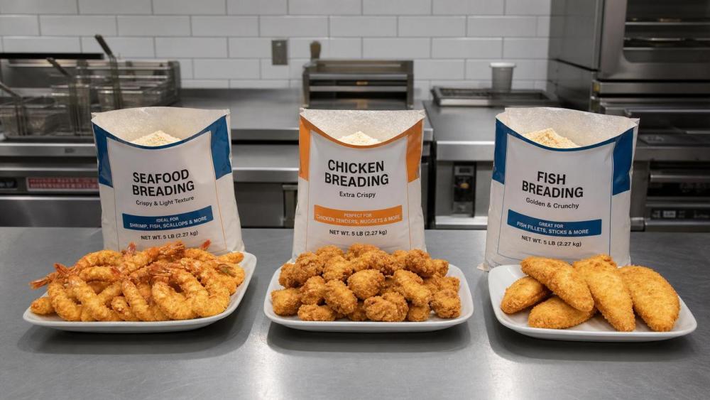 Crispy Powder for Seafood and Chicken: Texture Control Guide Crispy Powder for Seafood and Chicken: Texture Control Guide