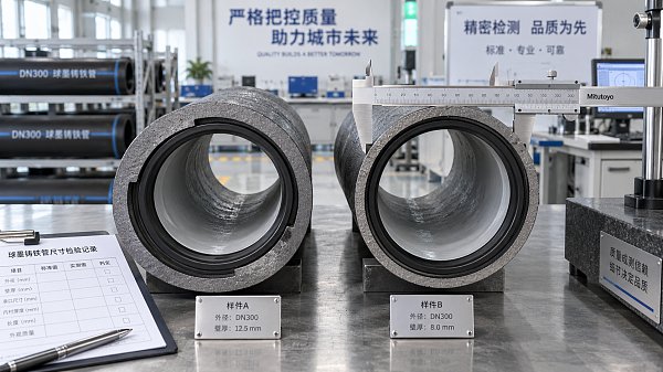 Ductile Iron Pipe Sizes: Checking Dimensions Across K9 and C Classes