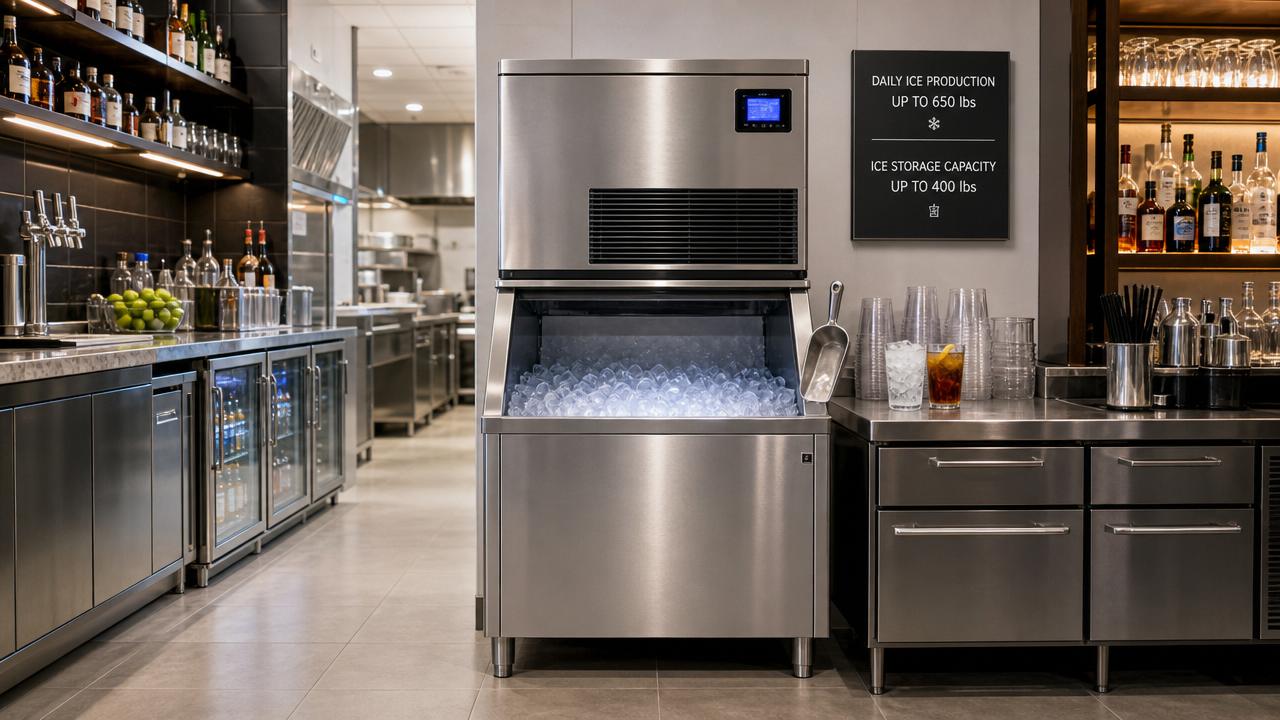 Commercial Ice Machines: How to Size Daily Output and Storage for Bars and Restaurants