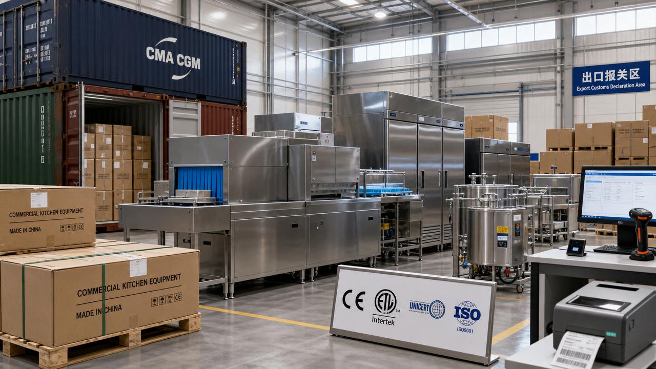 China Launches Export Fast Track for Commercial Kitchen Equipment