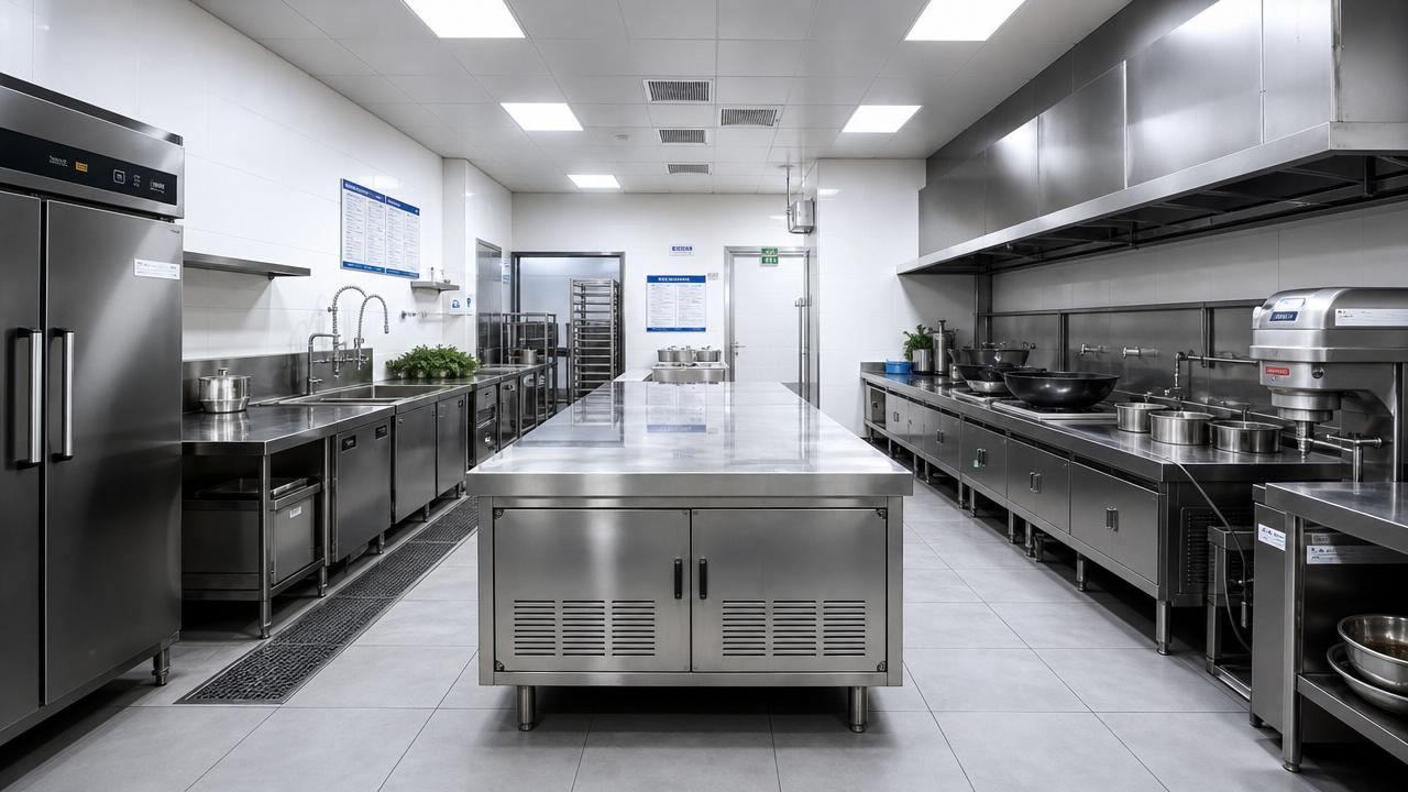 Stainless Steel Kitchen Layout Planning: Workflow Rules for Safer Food Prep