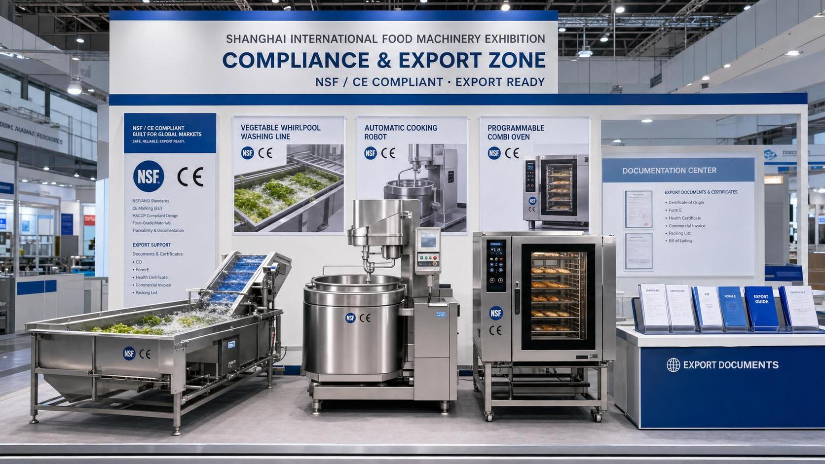 Shanghai Show Adds NSF/CE Compliance Zone