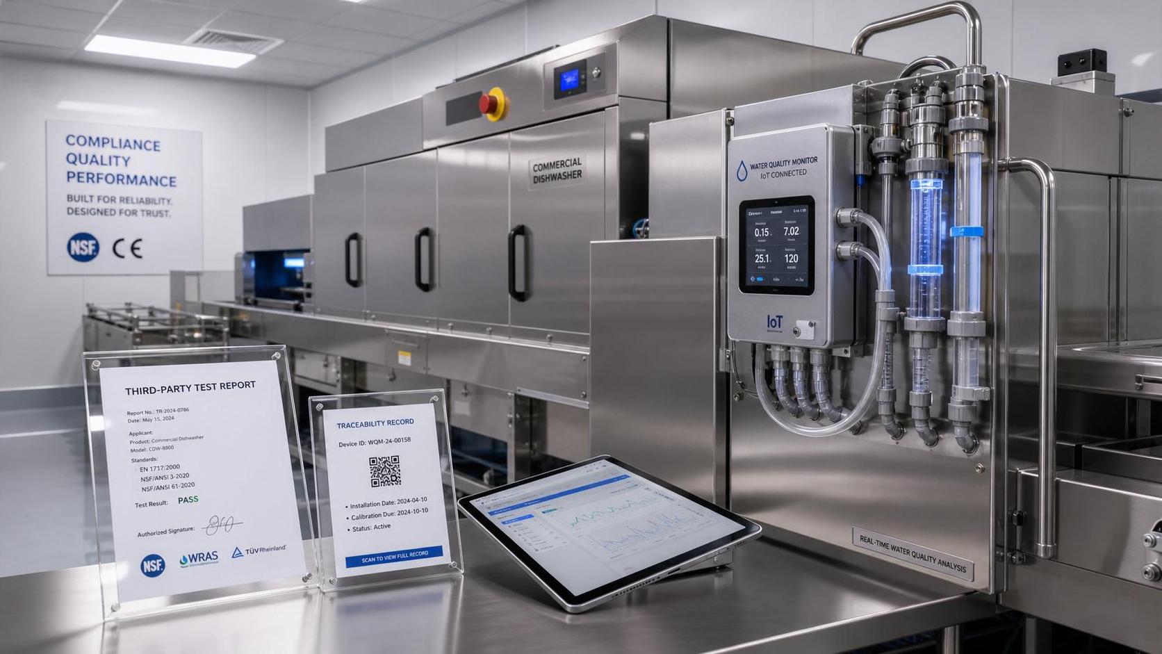 EU Requires IoT Water Monitoring on Dishwashing Lines