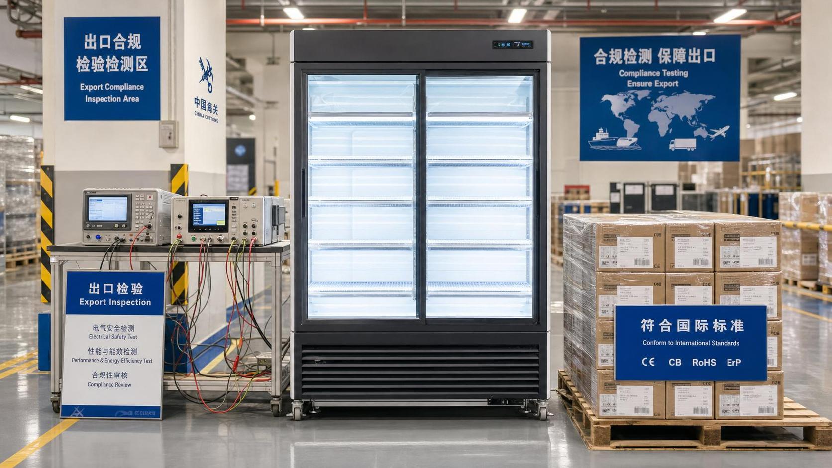 China Starts Export Checks on Display Freezers
