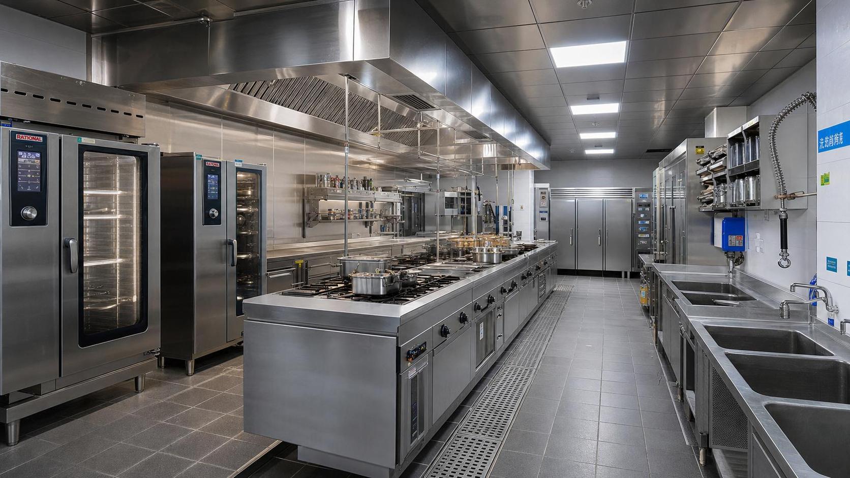 Professional Kitchen Design for High-Volume Service: Layout, Workflow, and Utility Planning