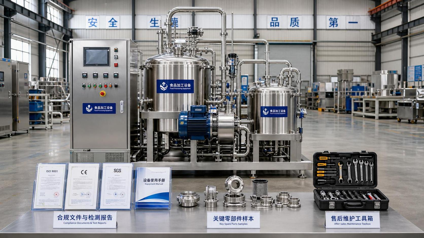 How to Evaluate a Food Processing Machinery Manufacturer for Compliance and After-Sales Support