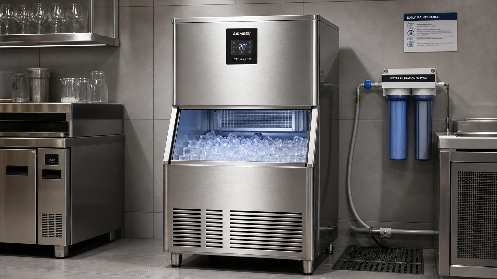 Stainless Steel Ice Machines: What to Check for Hygiene, Output, and Daily Maintenance