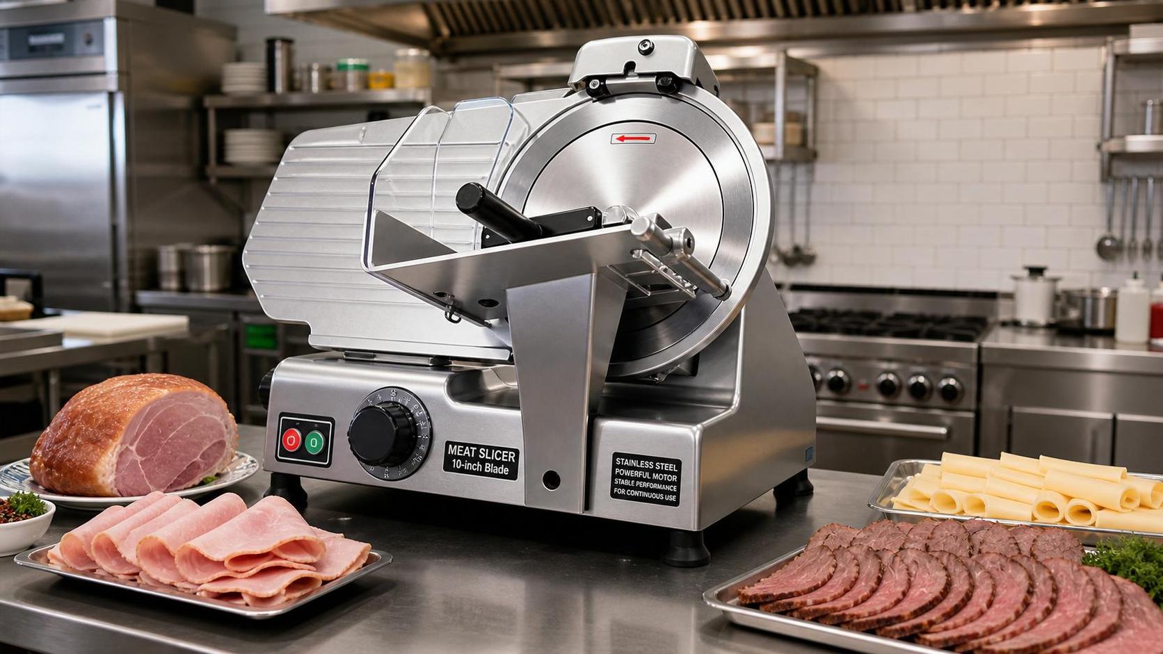 10 Inch Meat Slicers Explained: Blade Type, Motor Power, and Daily Use Limits