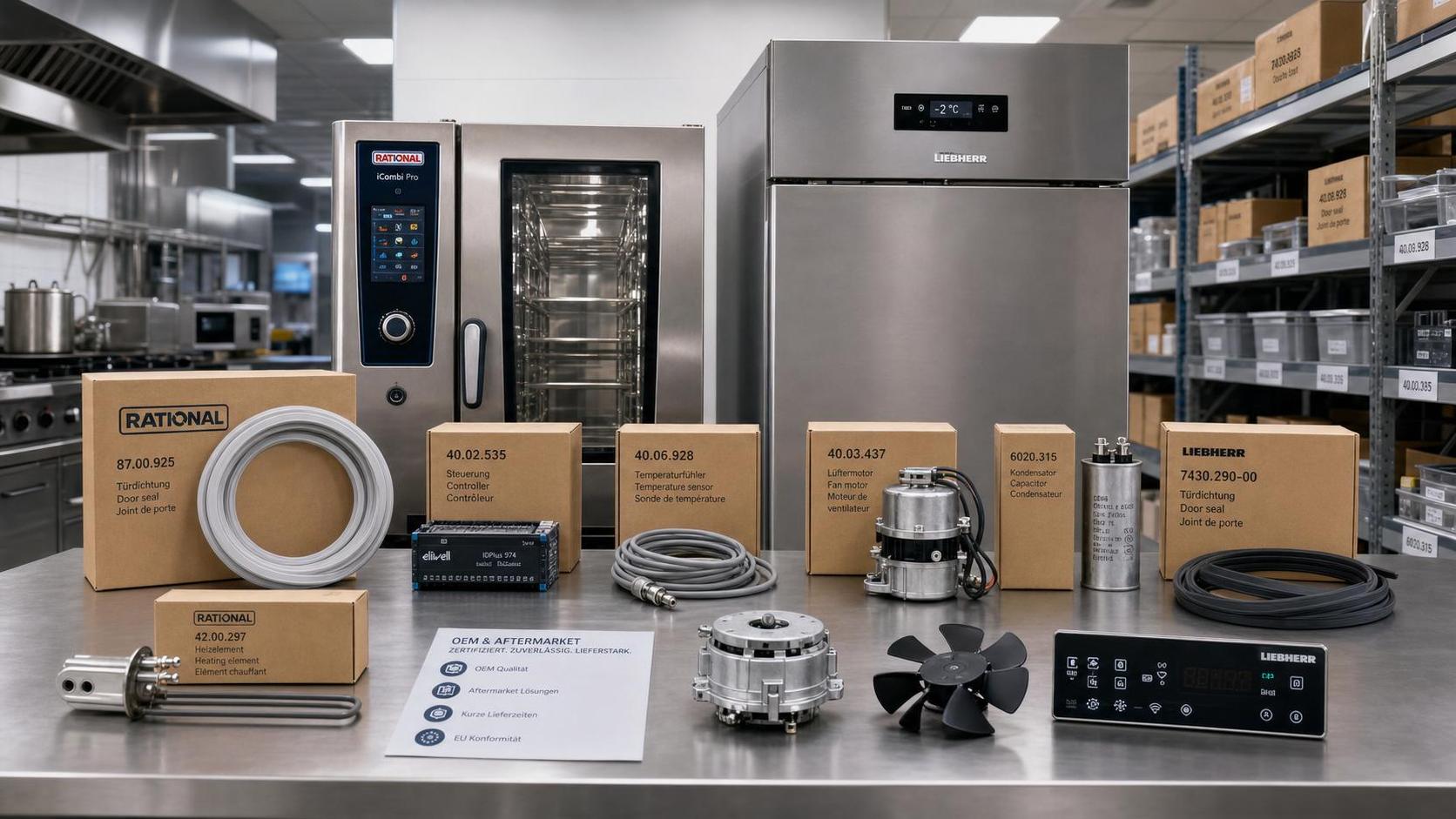 Buying Commercial Kitchen Spare Parts in Germany: OEM vs Aftermarket, Lead Time, and Compliance