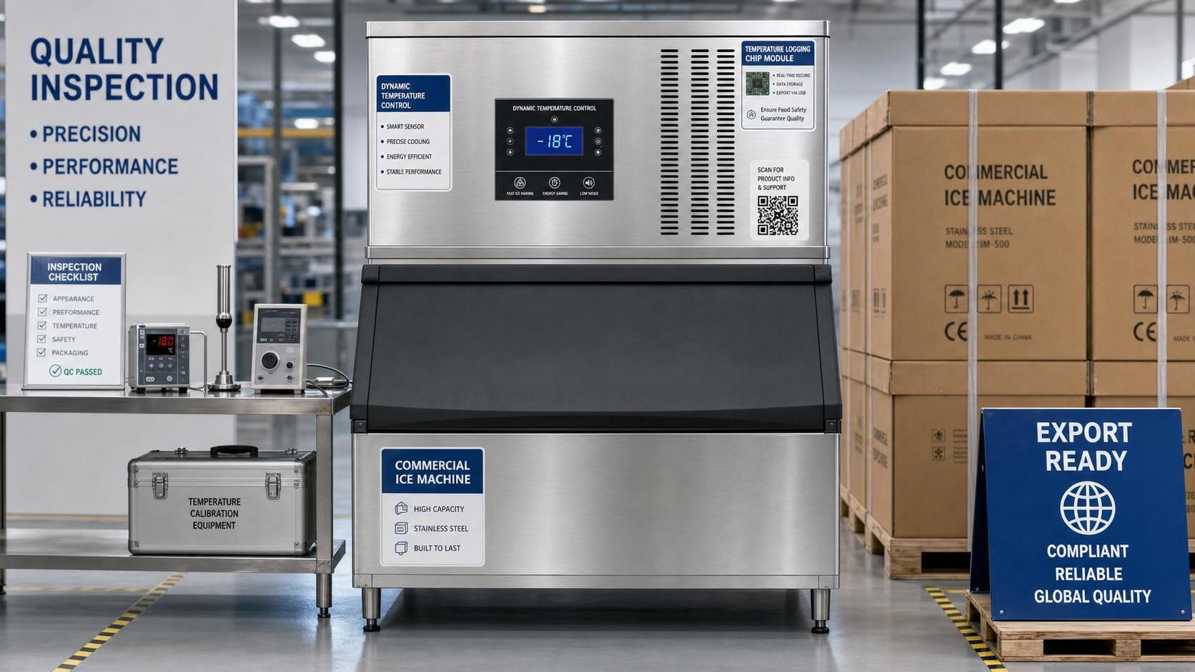FDA Requires Dynamic Temperature Labels on Ice Machines