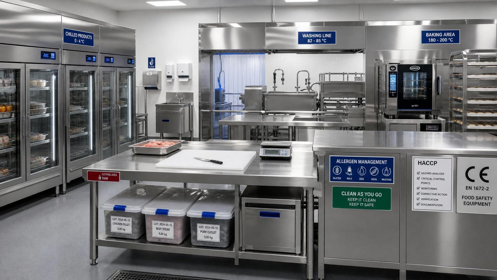 Food Processing Hygiene Standards in Europe: Key HACCP, CE, and Traceability Requirements