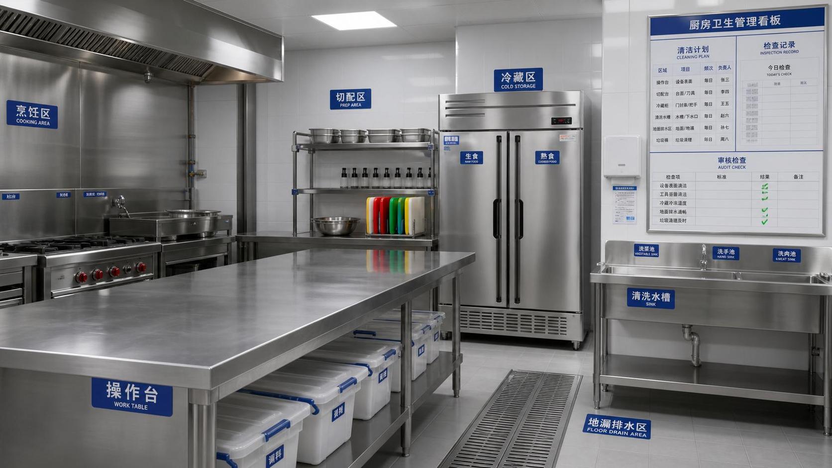 Kitchen Hygiene Standards Explained: Critical Zones, Cleaning Schedules, and Audit Checks