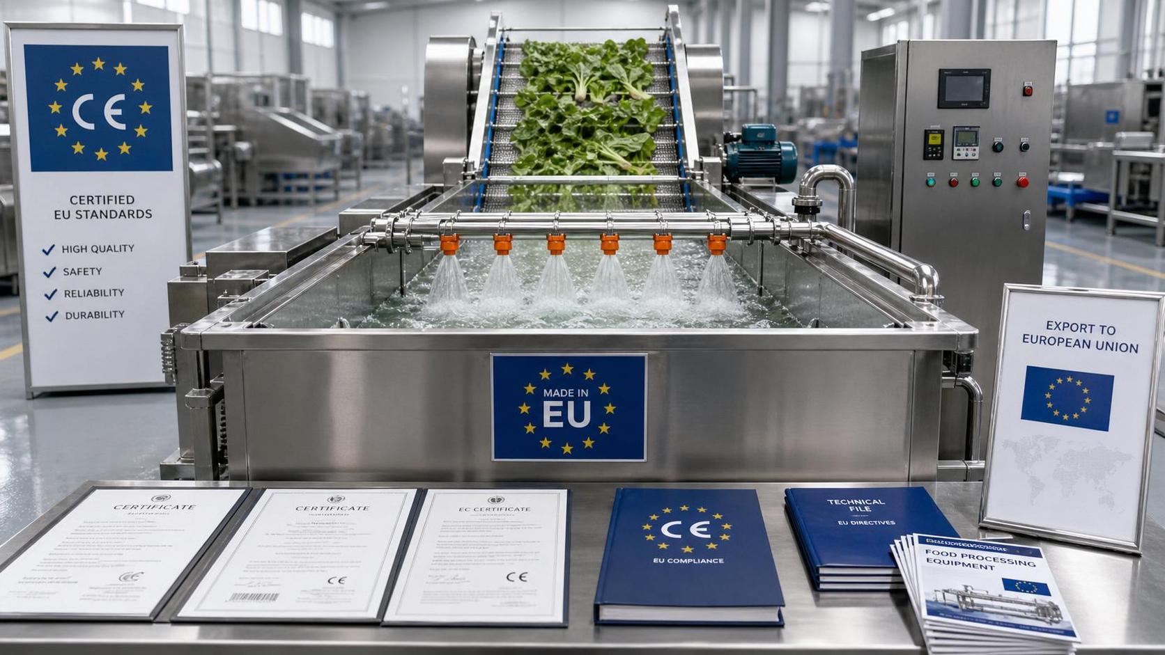 EN 1672-2:2026 Takes Effect for EU Vegetable Washing Lines