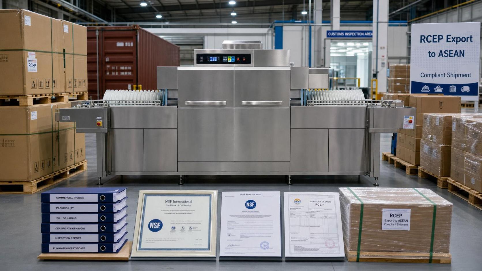 RCEP Update Adds NSF Proof for ASEAN Dishwashing Line Exports