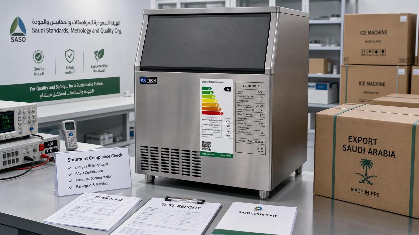 Saudi Ice Machines Face New Arabic Energy Label Rule