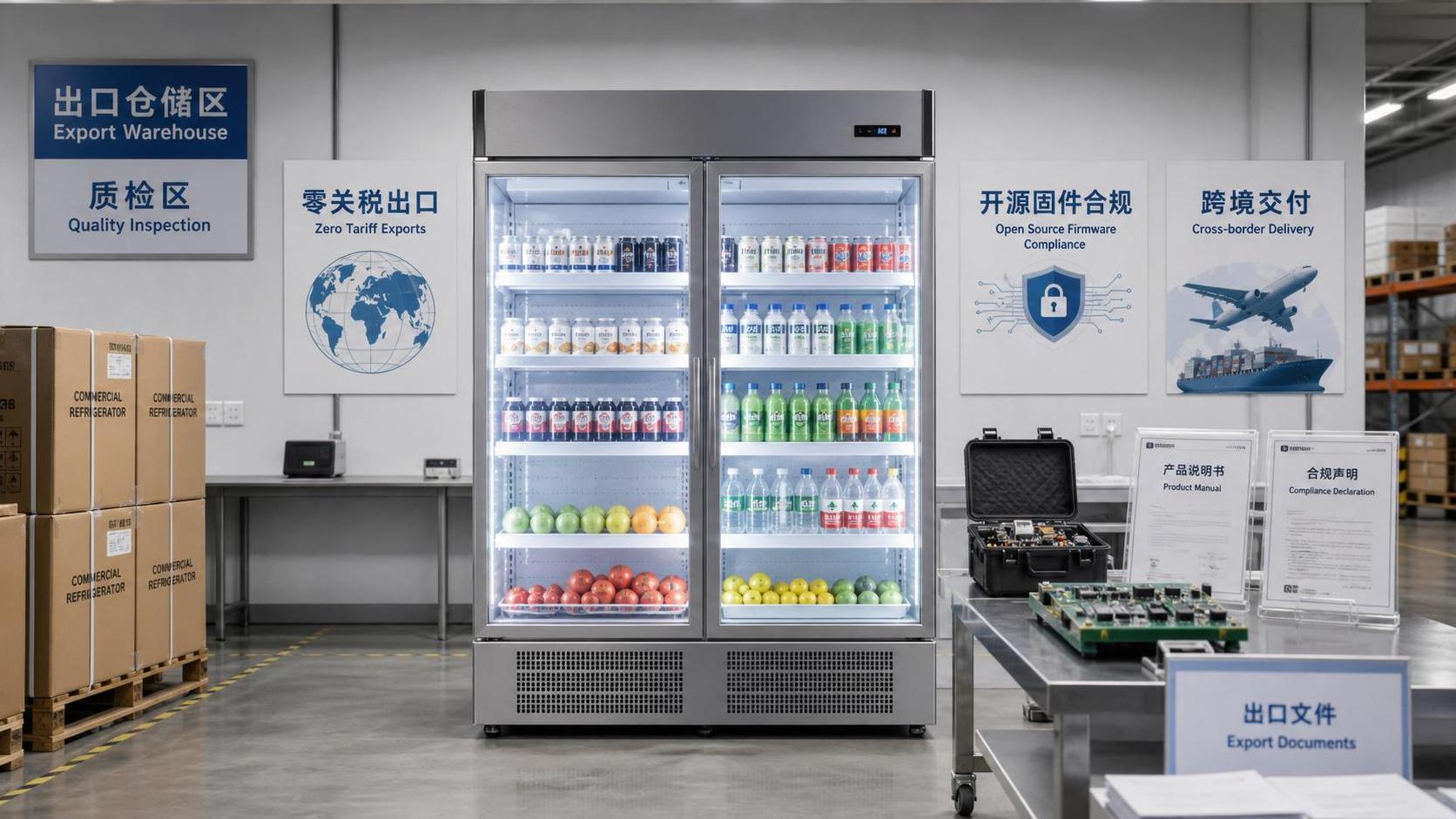 RCEP Zero Tariff Tied to Open Firmware for Display Freezers