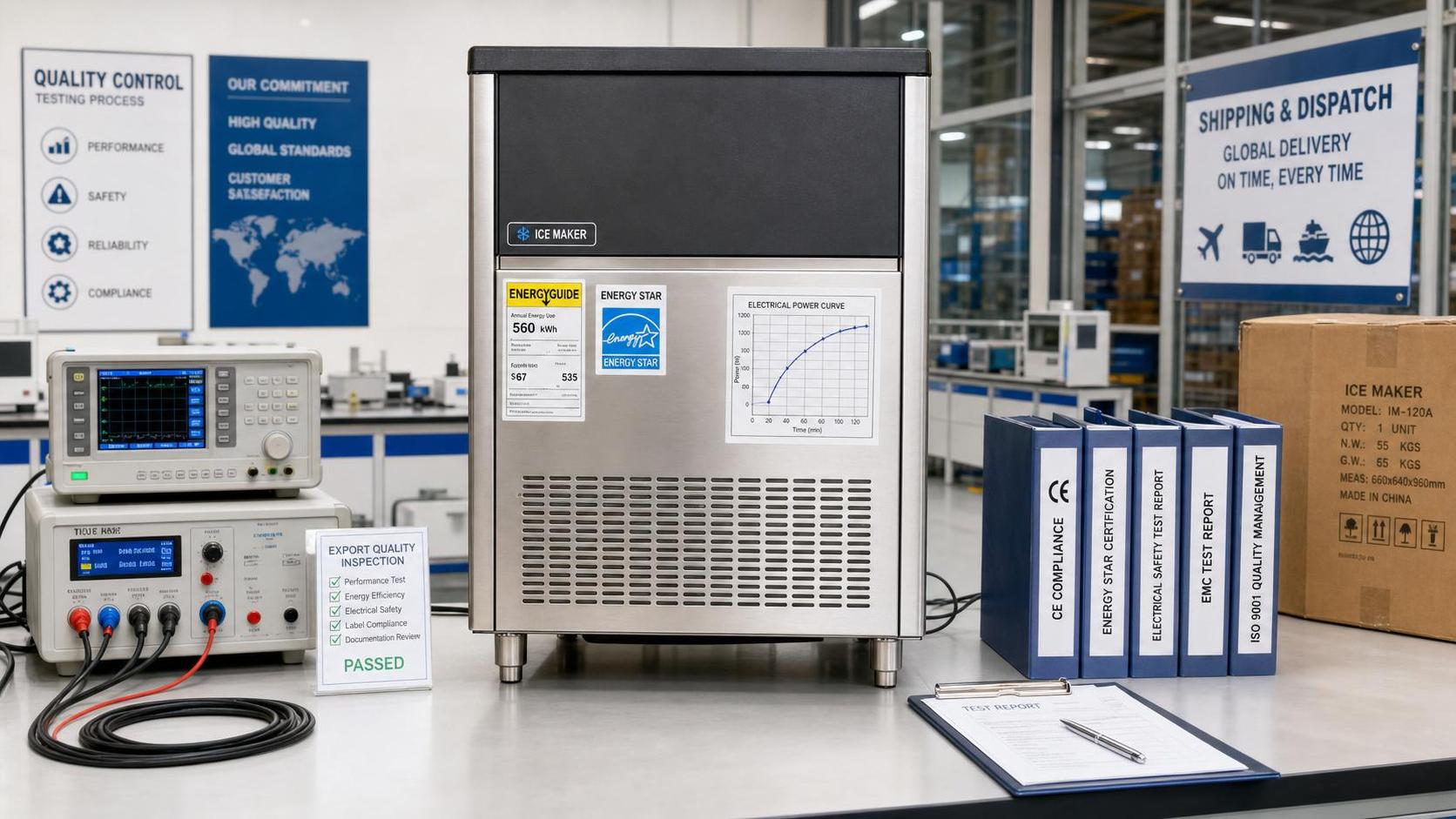Saudi SASO Adds Arabic Dynamic Power Curves to Ice Maker Labels