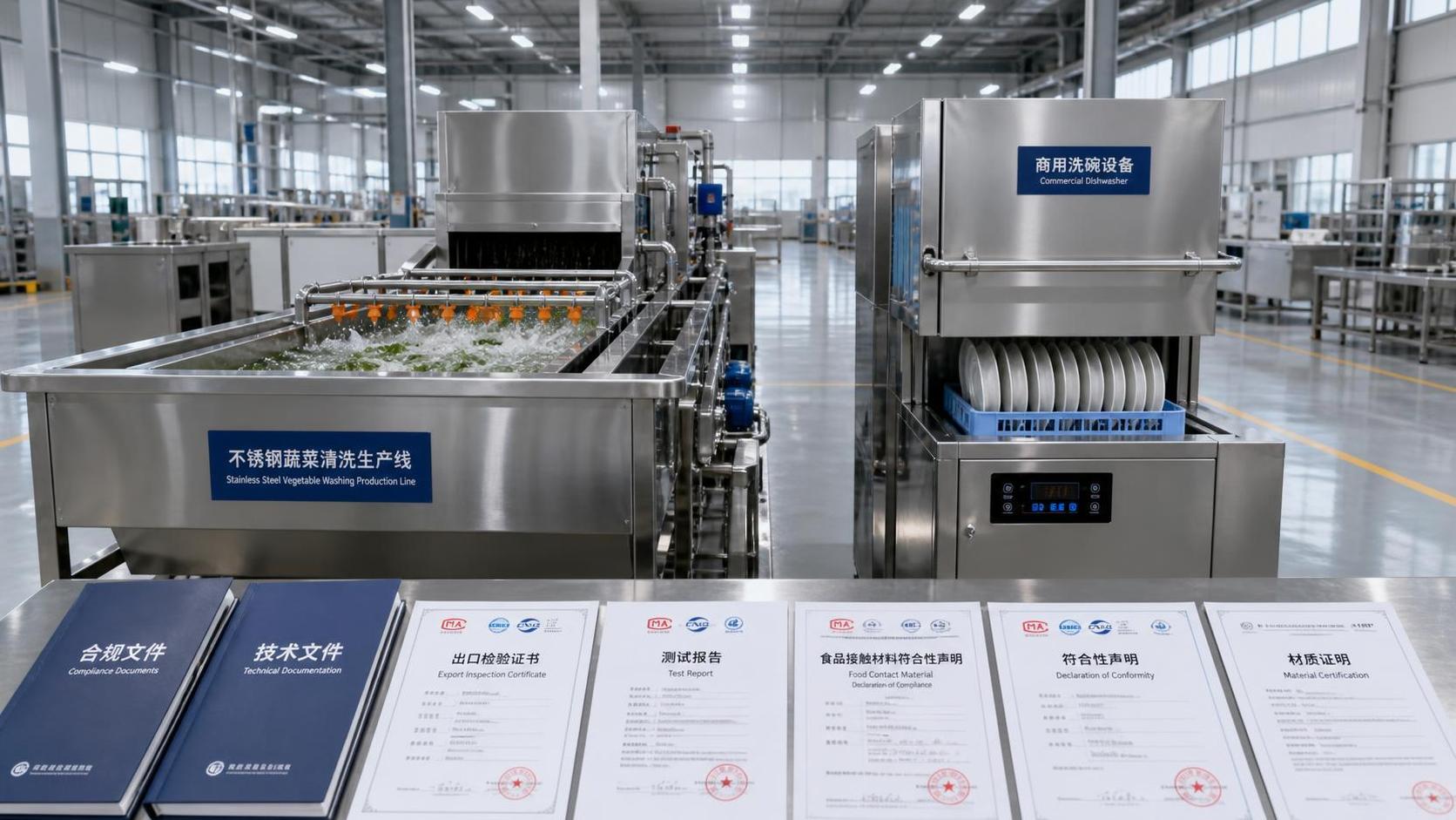 China Customs Tightens Export Checks for Vegetable Washing and Dishwashing Lines
