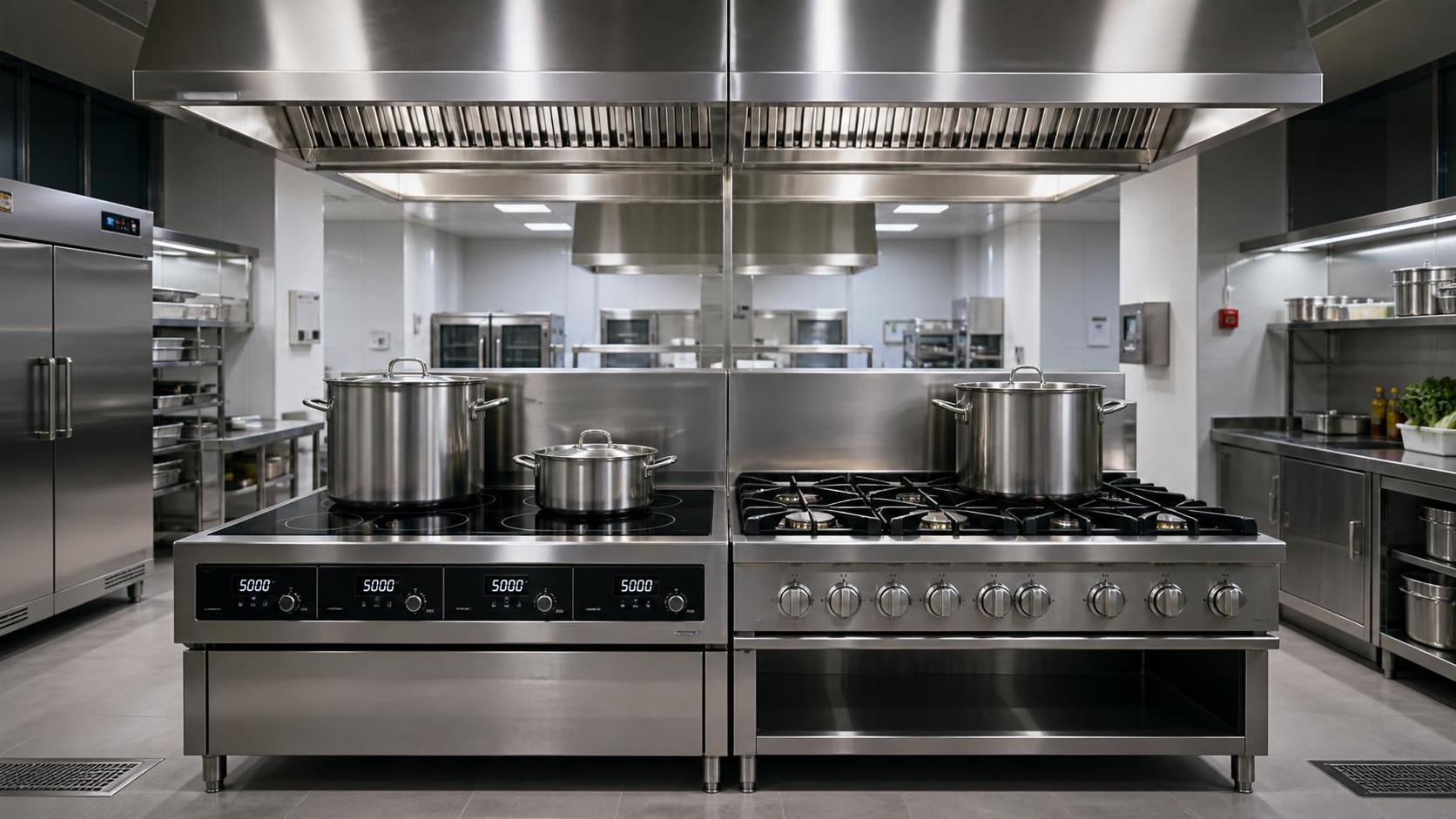 How to Choose Between Induction and Gas for a New Central Kitchen