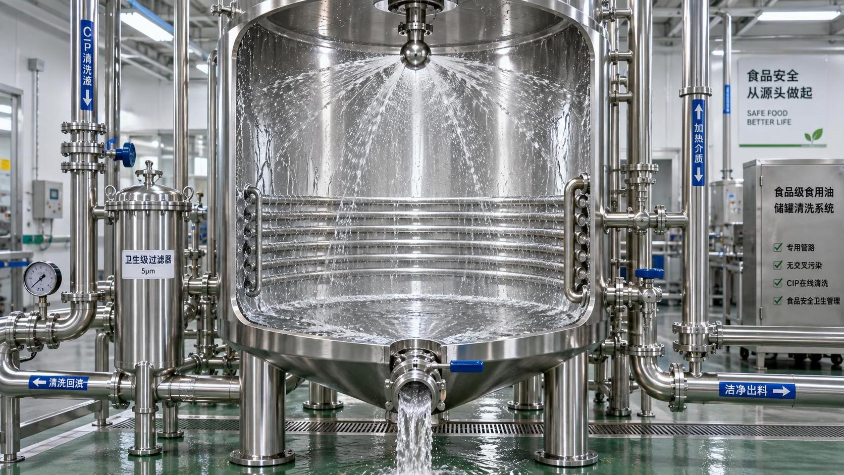 Cleaning Edible Oil Storage Tanks Without Raising Cross-Contamination Risks