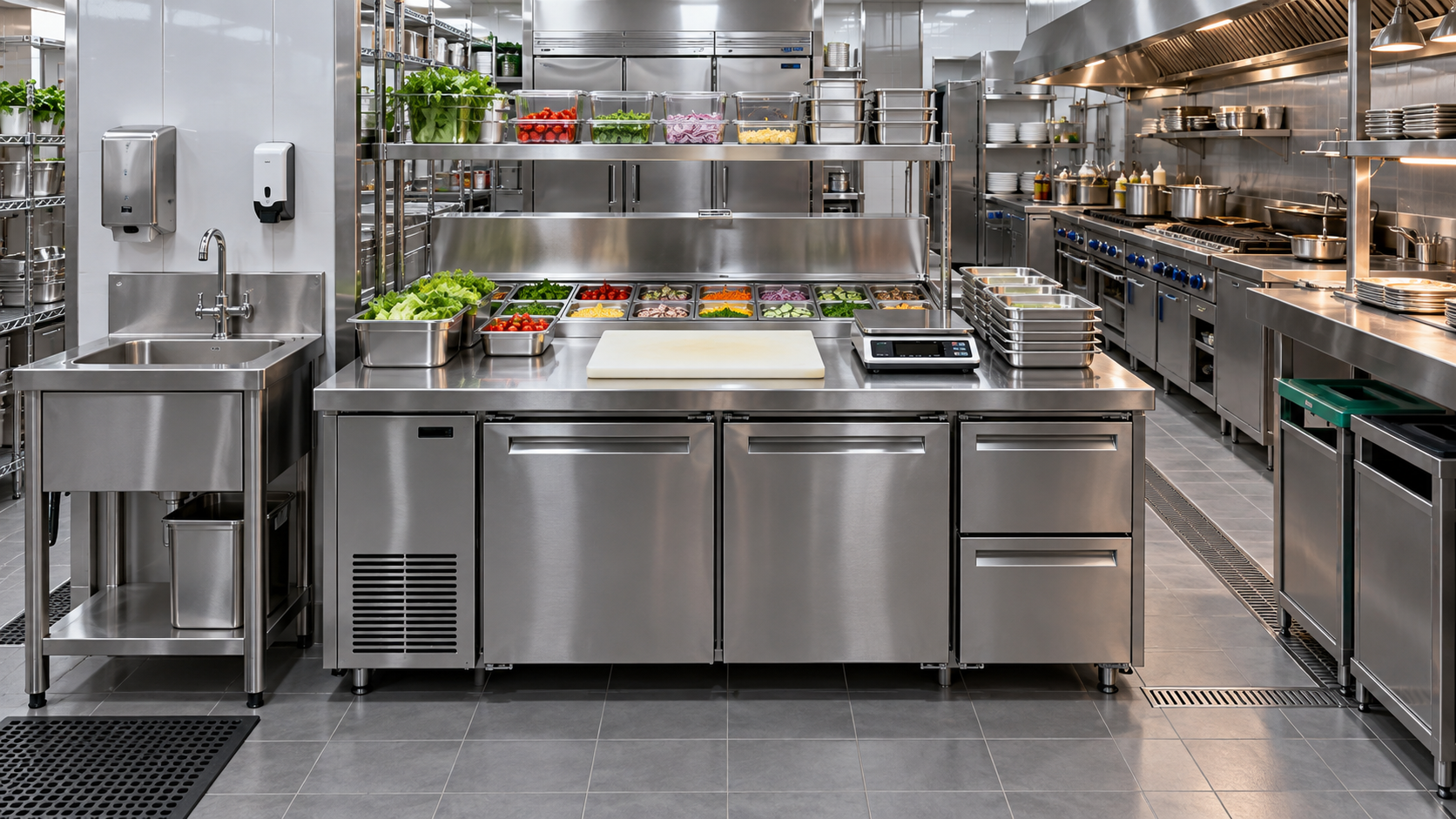 How to Size Commercial Kitchen Prep Stations for Peak-Service Workflows