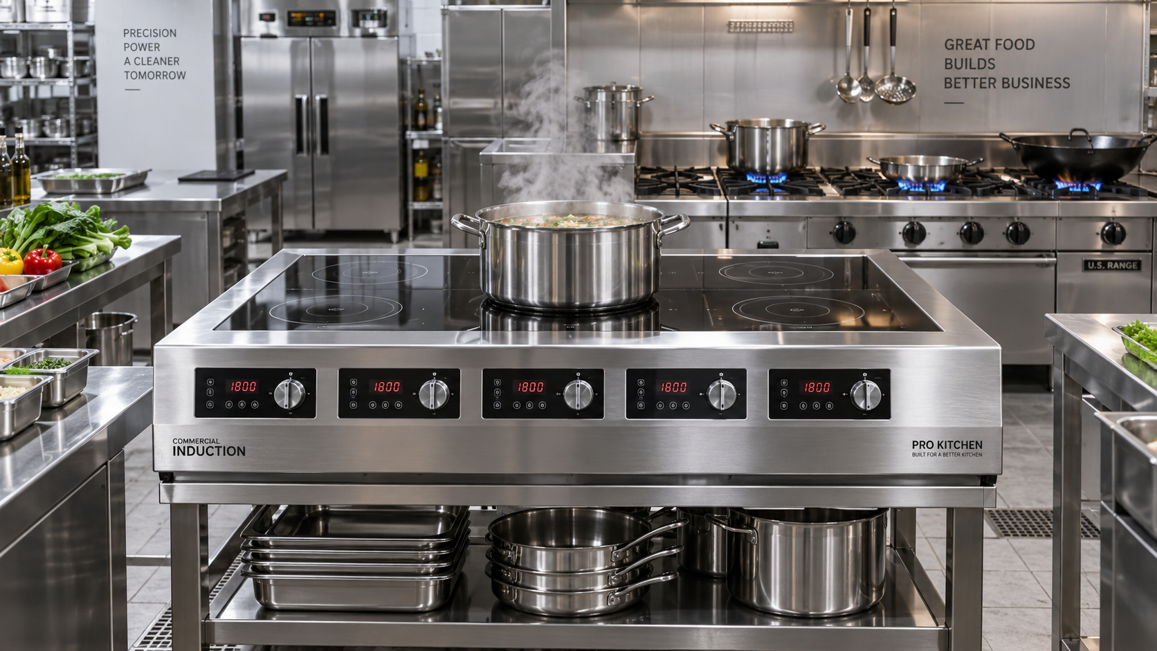 Why Do Commercial Induction Cookers Cost More Upfront Than Gas Ranges?