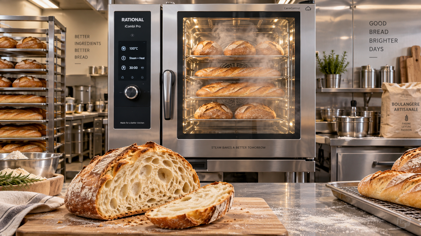 How Does Steam Oven Humidity Control Affect Bread Texture?