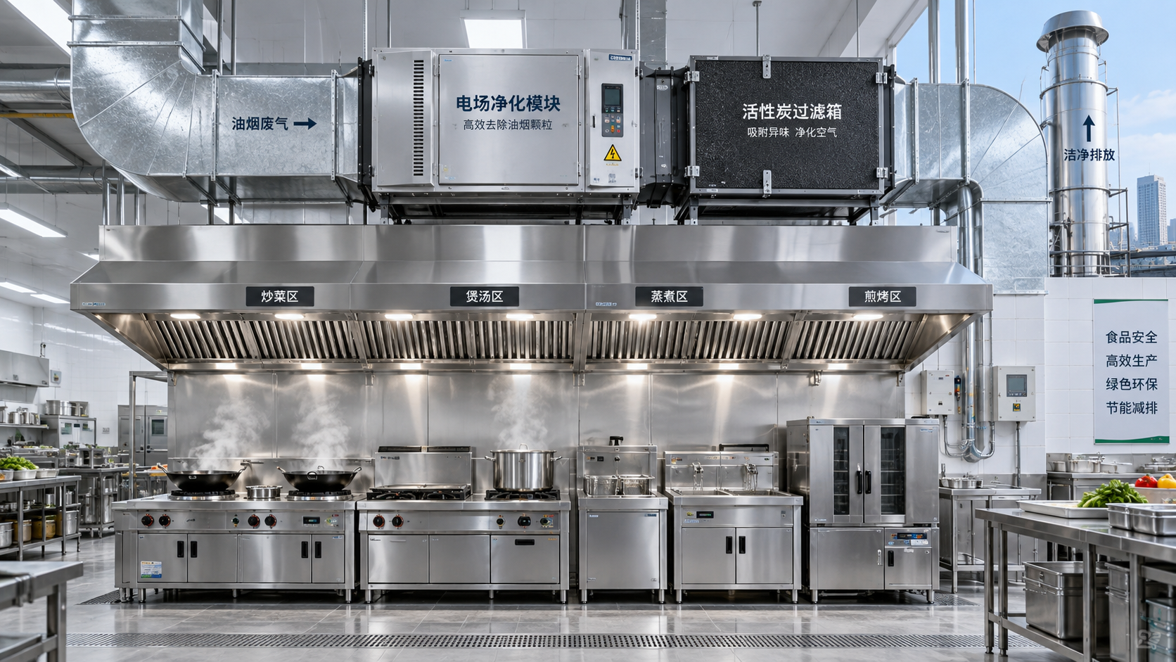 Selecting Commercial Kitchen Odour Control Systems for High-Volume Sites