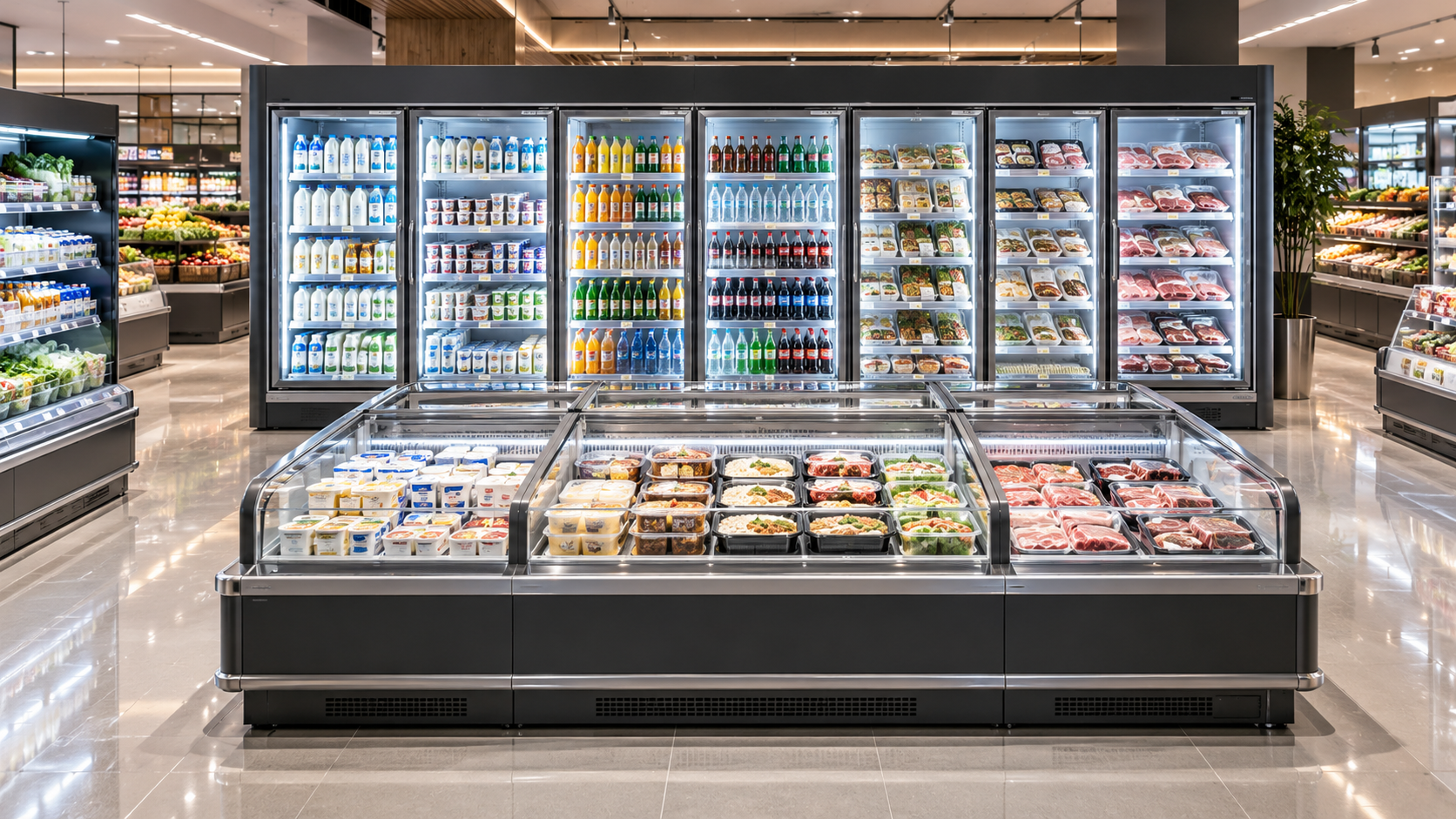 How to Select Supermarket Display Chillers for Product Mix, Footprint, and Energy Use