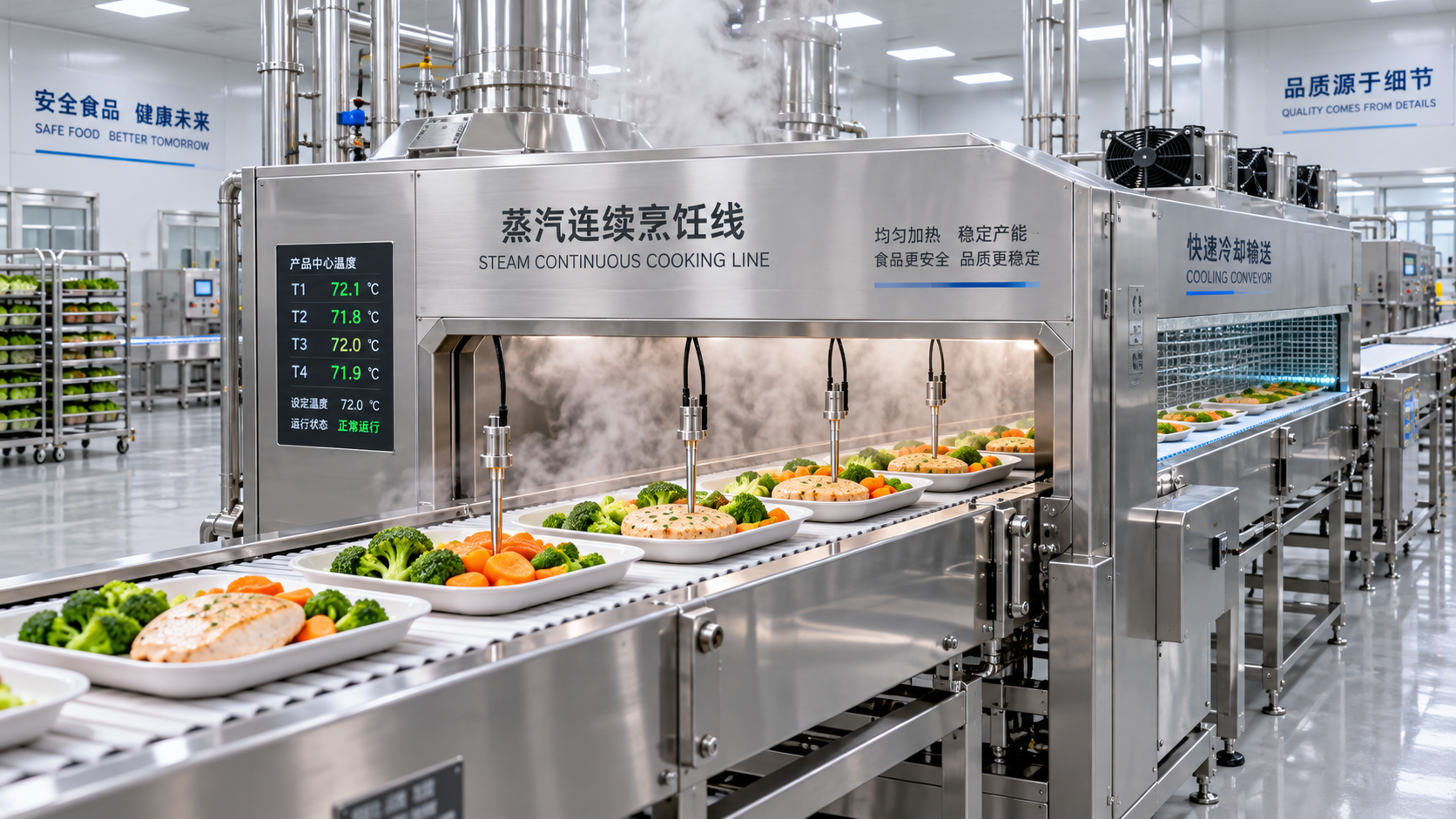 How Food Factories Can Size Steam Cooking Systems for Throughput and Product Consistency