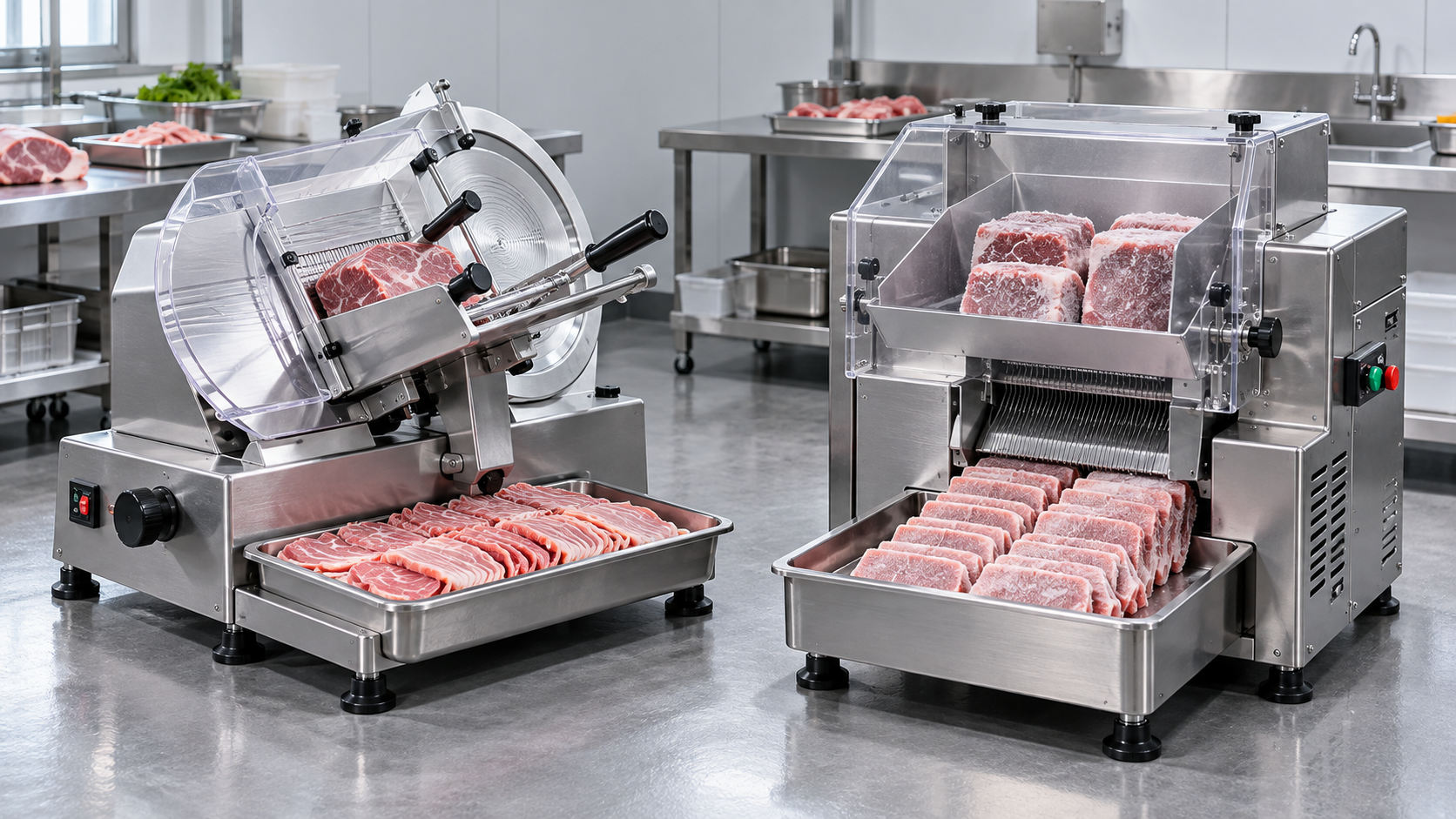 Commercial Meat Slicing Equipment: Choosing for Chilled vs. Frozen Meat