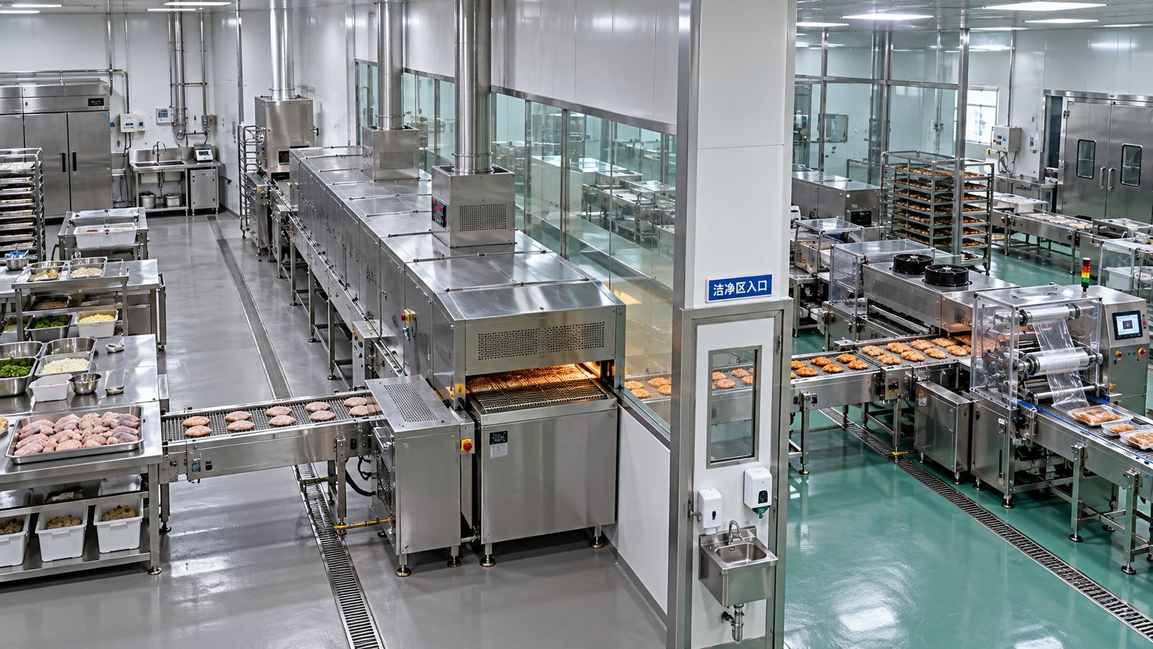 Food Processing Line Layout: Keeping Raw and Ready-to-Eat Flows Separate