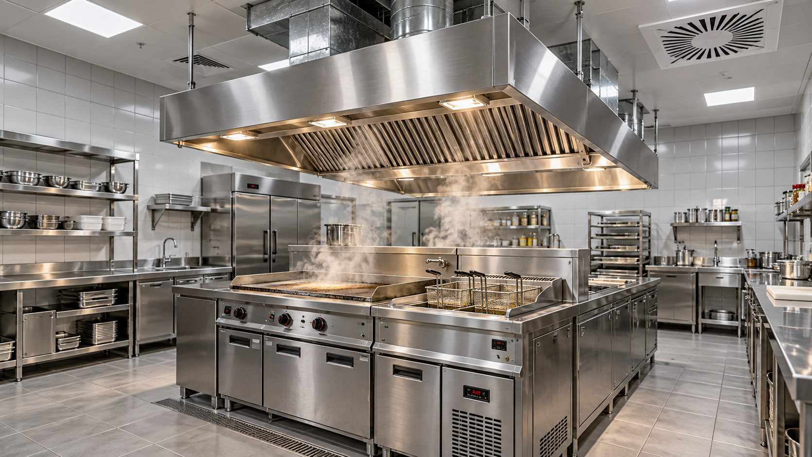 Commercial Kitchen Ventilation: Sizing Exhaust and Makeup Air for Cooking Islands