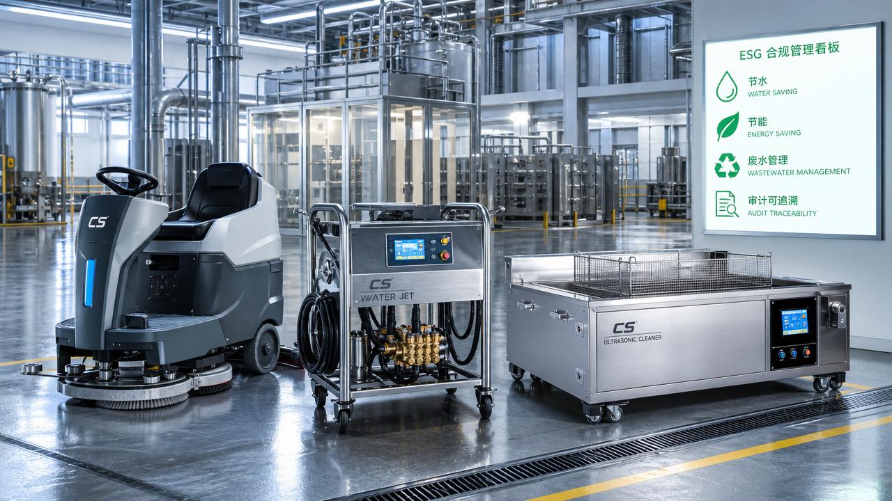 ESG Compliance for Cleaning Equipment: Water, Energy, and Audit Priorities