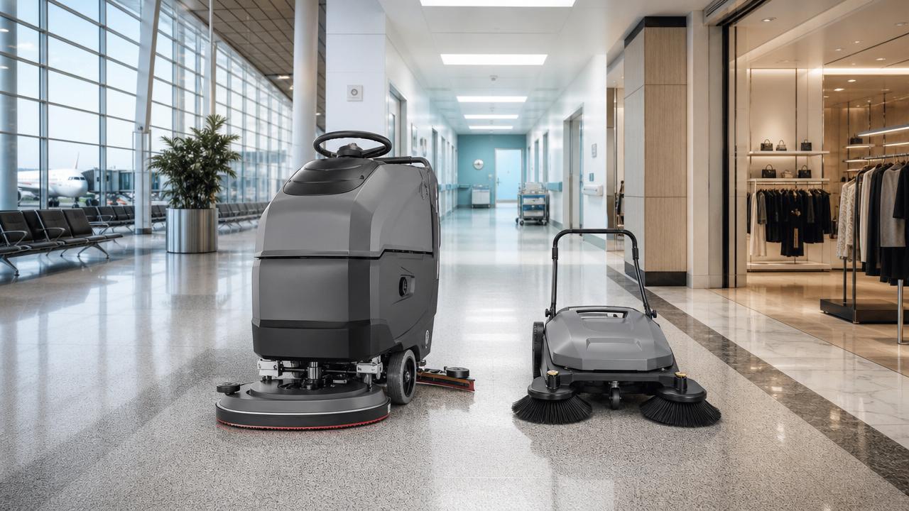 Commercial Cleaning Equipment Solutions for Airports, Hospitals, and Retail Facilities